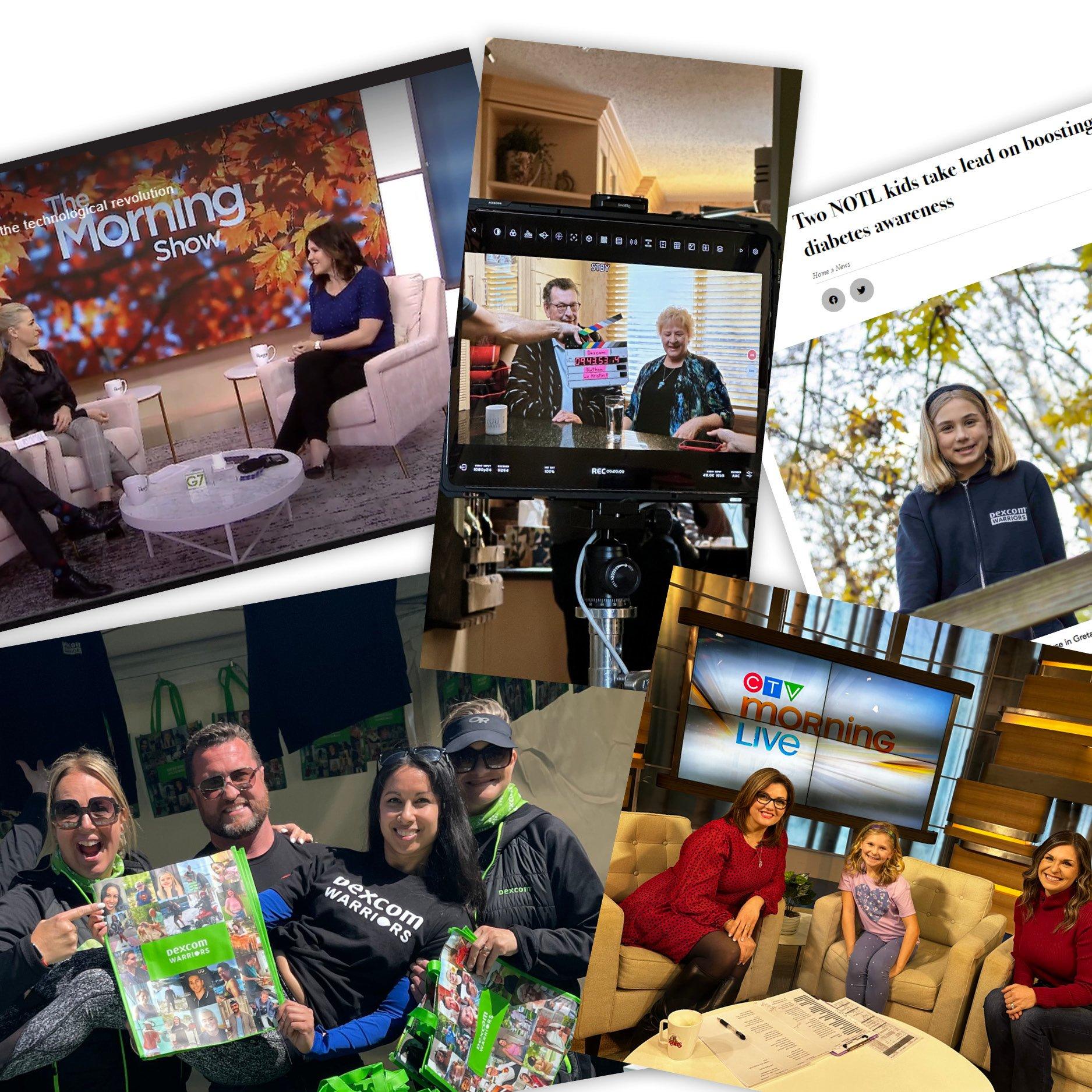 Communauté Dexcom Warrior en ligne et lors d'événements liés au diabète